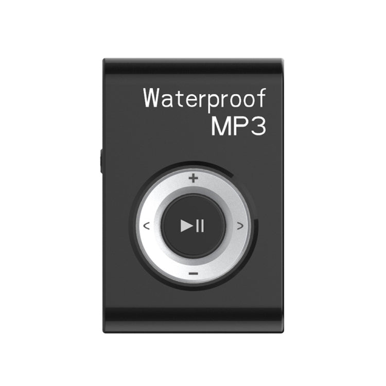 C26 IPX8 Waterproof Swimming Diving Sports MP3 Music Player with Clip & Earphone, Support FM, Memory:8GB(Black) - MP3 Player by PMC Jewellery | Online Shopping South Africa | PMC Jewellery