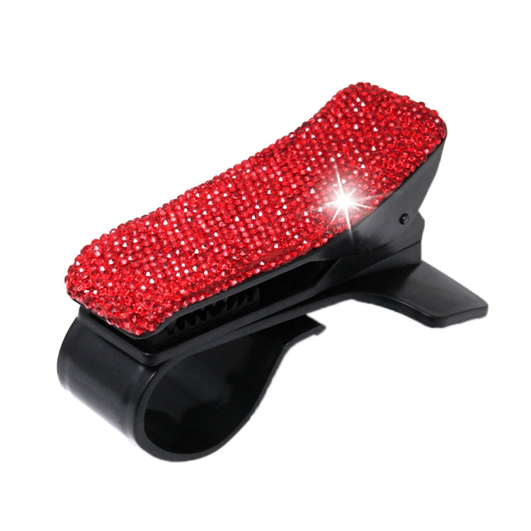 Diamond Car Phone Holder 360 Degree Rotating Creative Car Dashboard Mobile Holders(Red) - Car Holders by PMC TechLife | Online Shopping South Africa | PMC TechLife