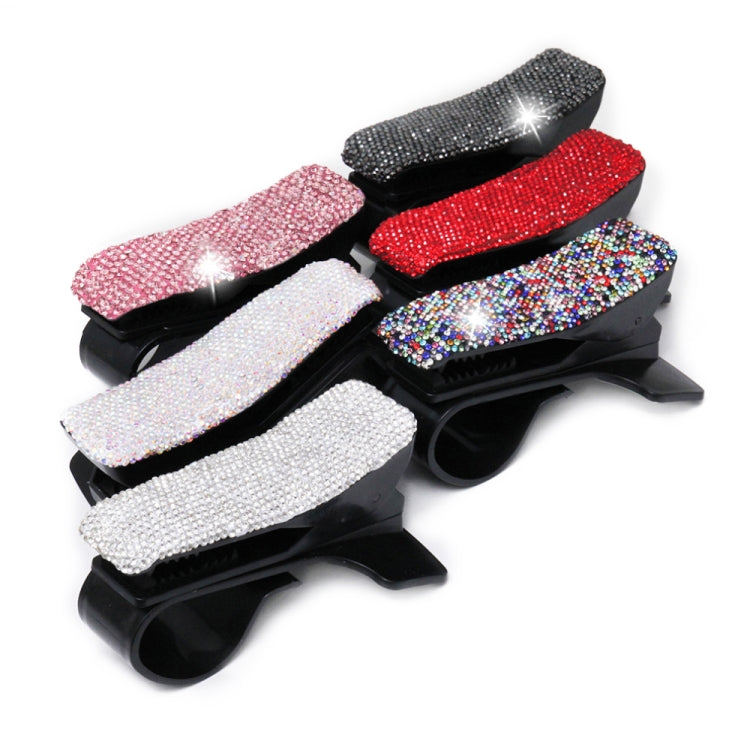Diamond Car Phone Holder 360 Degree Rotating Creative Car Dashboard Mobile Holders(Red) - Car Holders by PMC TechLife | Online Shopping South Africa | PMC TechLife
