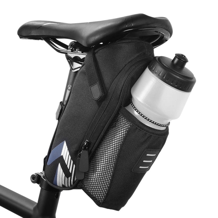 ROSWHEEL 1.8L Bicycle Tail Bag Saddle Bag Kettle Bag Can Hang Taillights(Black) - free shipping - PMC TechLife - Order now!