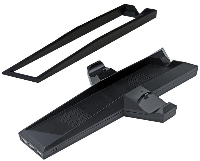 Game Console Radiator And Dual Handle Charging Base For PS4 / PS4 Slim(Black) - Holder by PMC TechLife | Online Shopping South Africa | PMC TechLife