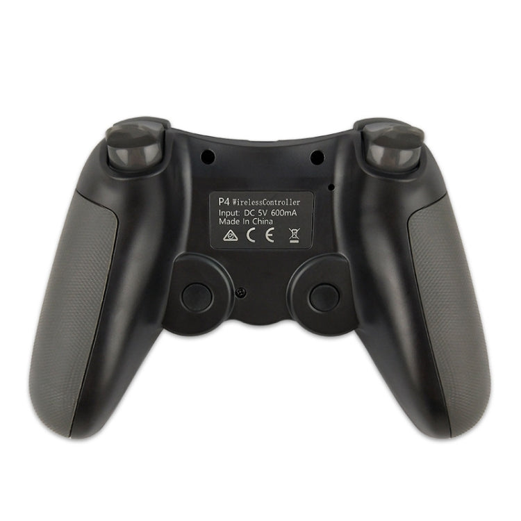 Rubberized Wireless Game Controller Bluetooth Handle for PS4 Host(black B) - Gamepads by PMC TechLife | Online Shopping South Africa | PMC TechLife | Buy Now Pay Later Mobicred