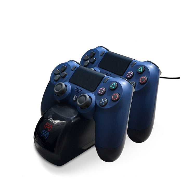 USB Dual Charger Dock Station with LED Indicator for PS4 Wireless Controller(Black) - free shipping - PMC TechLife - Order now!