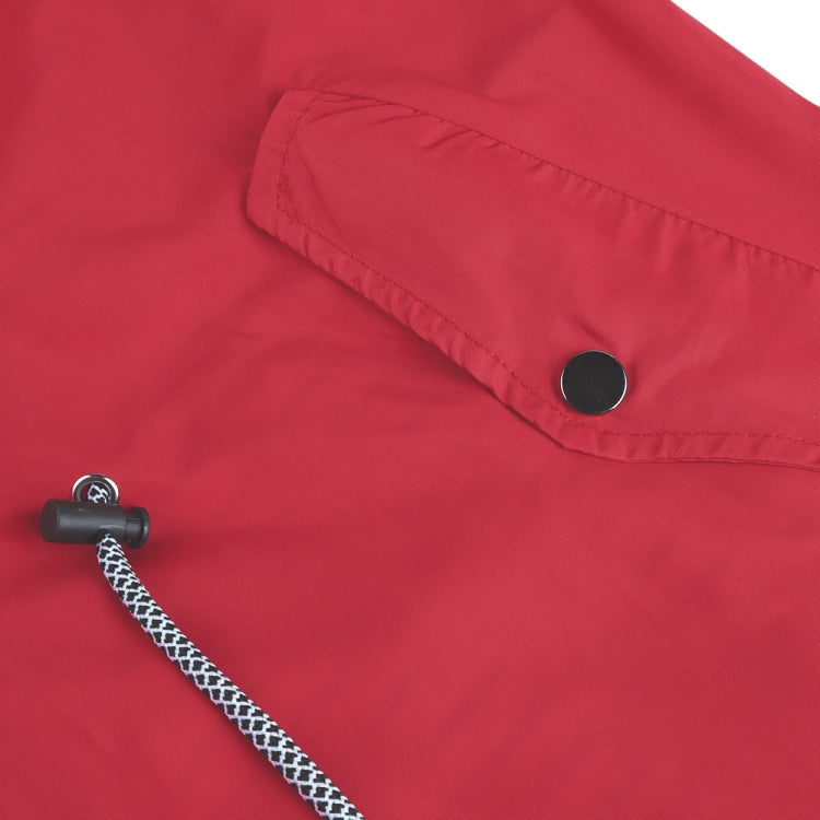 Women Waterproof Rain Jacket Hooded Raincoat, Size:M(Navy Blue) - Hoodie by PMC Jewellery | Online Shopping South Africa | PMC Jewellery