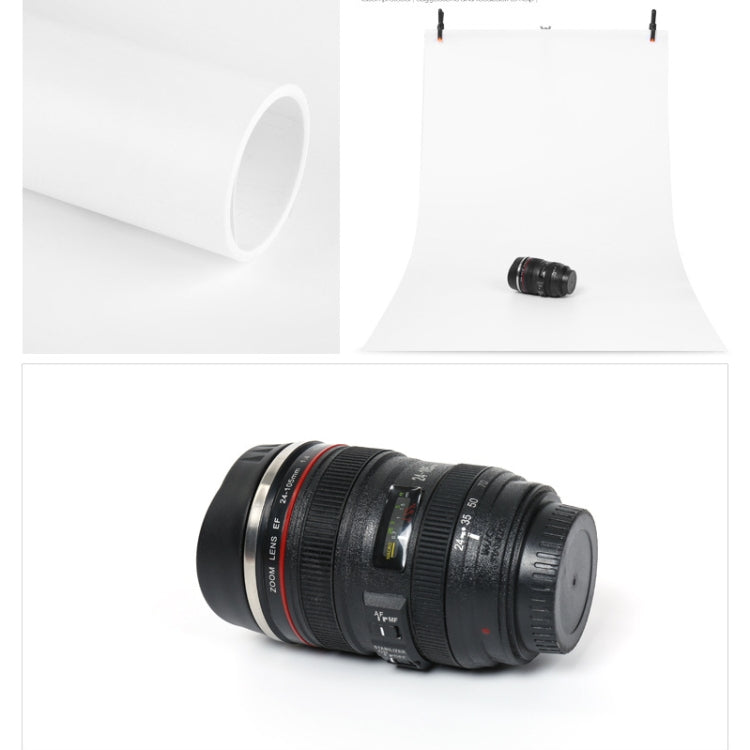70x140cm Shooting Background Board PVC Matte Board Photography Background Cloth Solid Color Shooting Props(White) -  by PMC TechLife | Online Shopping South Africa | PMC TechLife
