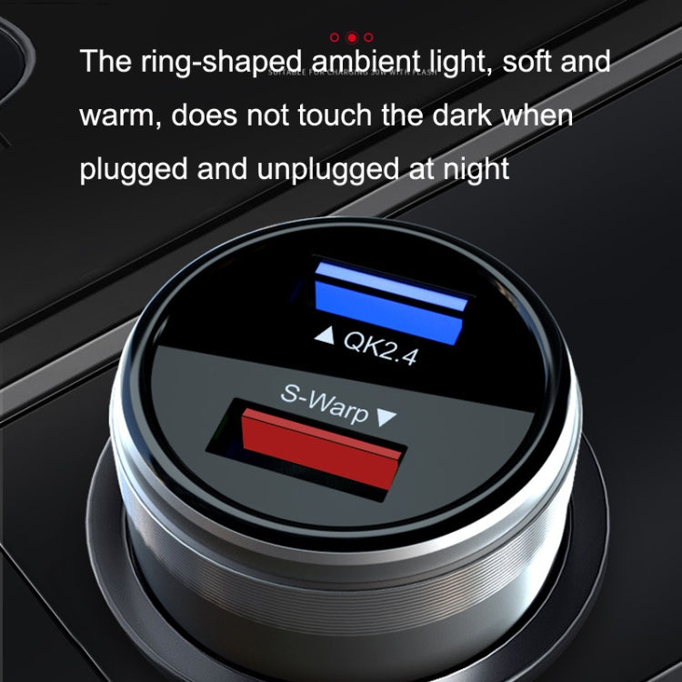 QIAKEY GX506L Dual USB Fast Charge Car Charger(Red) - free shipping - PMC TechLife - Order now!