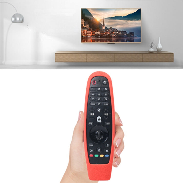 Suitable for LG Smart TV Remote Control Protective Case AN-MR600 AN-MR650a Dynamic Remote Control Silicone Case(Red) - Remote Control Covers by PMC TechLife | Online Shopping South Africa | PMC TechLife