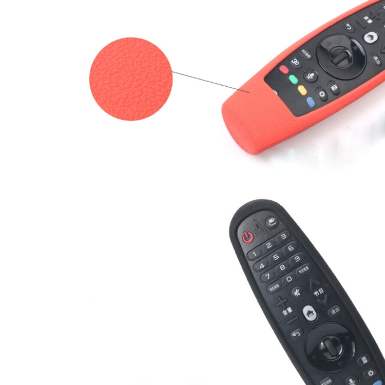 Suitable for LG Smart TV Remote Control Protective Case AN-MR600 AN-MR650a Dynamic Remote Control Silicone Case(Fluorescent Green) - Remote Control Covers by PMC TechLife | Online Shopping South Africa | PMC TechLife