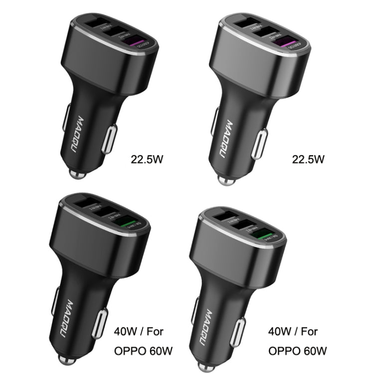 QIAKEY GT680 3 USB Ports Fast Charge Car Charger(Gray) - Car Charger by QIAKEY | Online Shopping South Africa | PMC TechLife | Buy Now Pay Later Mobicred