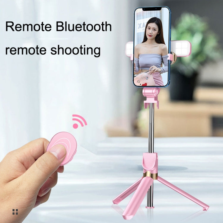 XT06 Live Beauty Bluetooth Tripod Selfie Stick(Pink) - free shipping - PMC TechLife - Order now!
