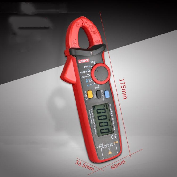 UNI-T UT211B  60A Digital Clamp Meter AC DC Voltage Detector - free shipping - PMC TechLife - Order now!