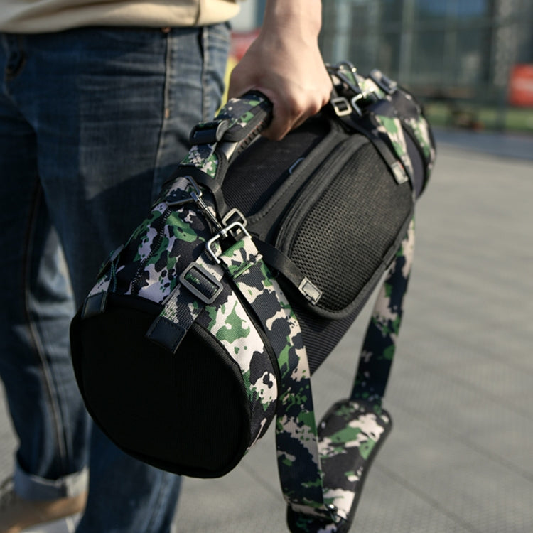 For JBL Boombox Bluetooth Speaker Single-Shoulder Strap Storage Bag With Phone Bag(Camouflage) - Protective Case by PMC Jewellery | Online Shopping South Africa | PMC Jewellery