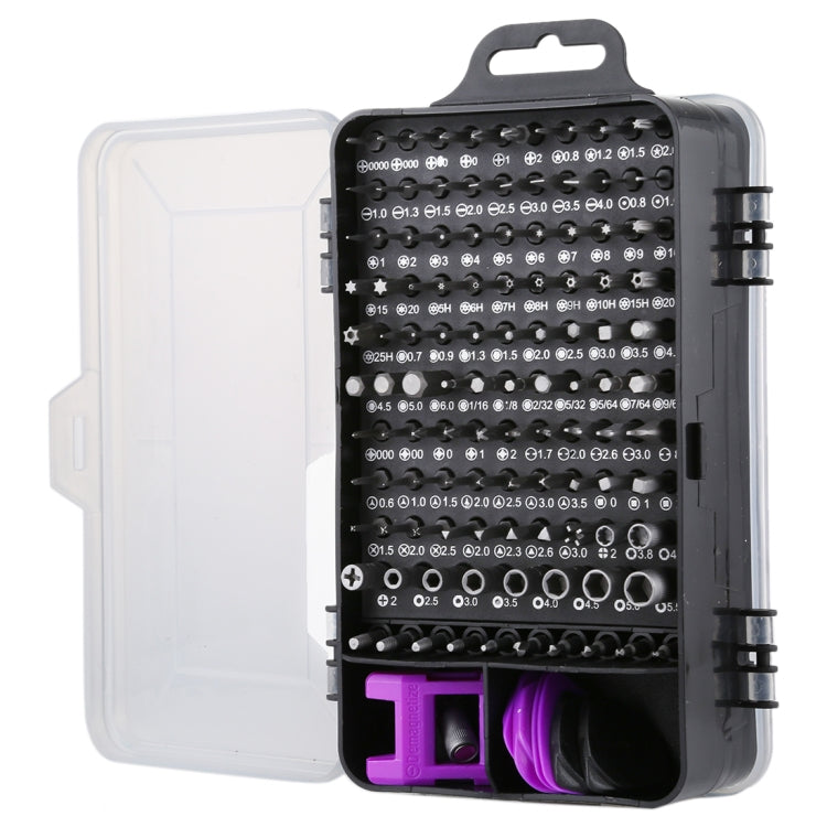 135 in 1 DIY Mobile Phone Disassembly Tool Clock Repair Multi-function Tool Screwdriver Set(Black Purple) - Screwdriver Set by PMC TechLife | Online Shopping South Africa | PMC TechLife