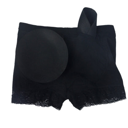 Beautiful Buttocks Fake Butt Lifting Panties Buttocks Lace Shaping Pants, Size: XL(Black) - Fake Butts by PMC Jewellery | Online Shopping South Africa | PMC Jewellery