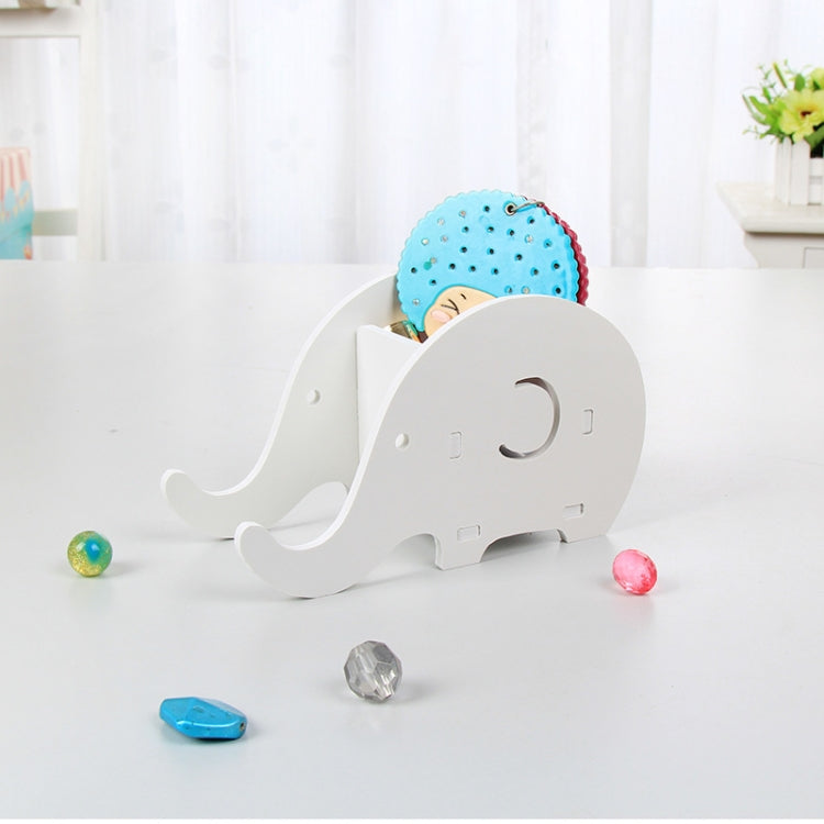 3 PCS Multifunctional Elephant Desktop Wooden Storage Box Mobile Phone Holder - Desktop Holder by PMC Jewellery | Online Shopping South Africa | PMC Jewellery