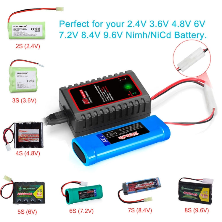 HTRC N8 Ni-MH Ni-Cr Battery Charger Smart Balance Charger, EU Plug - Charger by HTRC | Online Shopping South Africa | PMC Jewellery | Buy Now Pay Later Mobicred