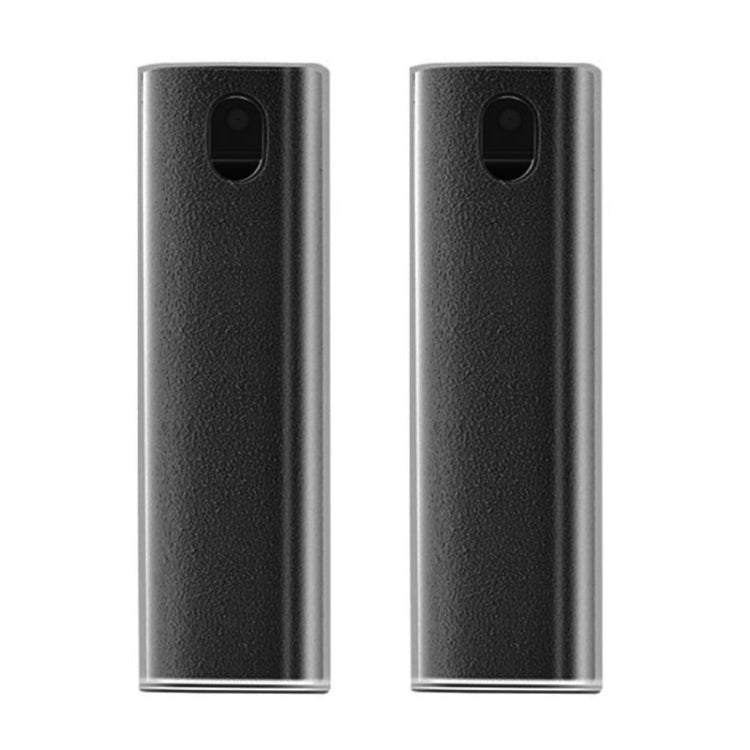 2 PCS Computer Mobile Phone Screen Cleaning Portable Spray Bottle(Space Gray (with Shell and Packaging)) - Disinfector by PMC Jewellery | Online Shopping South Africa | PMC Jewellery