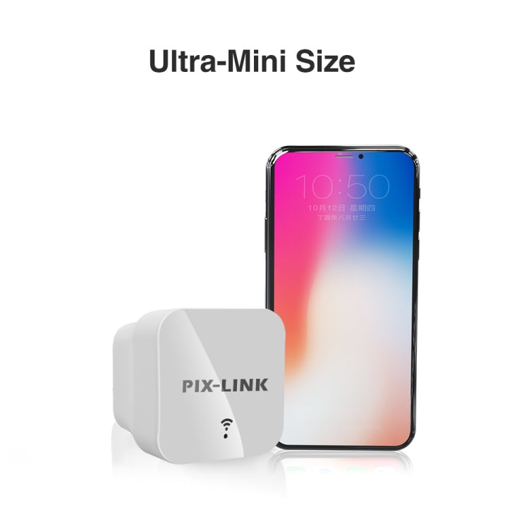 PIXLINK WR12 300Mbps WIFI Signal Amplification Enhanced Repeater, Plug Type:US Plug - Broadband Amplifiers by PIXLINK | Online Shopping South Africa | PMC Jewellery | Buy Now Pay Later Mobicred