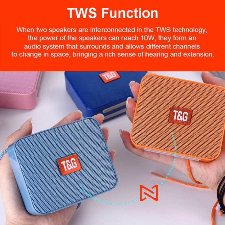 T&G TG166 Color Portable Wireless Bluetooth Small Speaker(Blue) - Mini Speaker by T&G | Online Shopping South Africa | PMC Jewellery