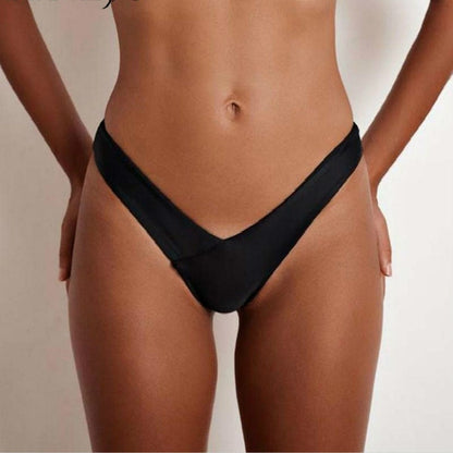 Sexy Women Cotton G String Thongs Low Waist Sexy Panties Ladies Seamless Underwear, Size:M(Black) - Ladies Underwear by PMC Jewellery | Online Shopping South Africa | PMC Jewellery