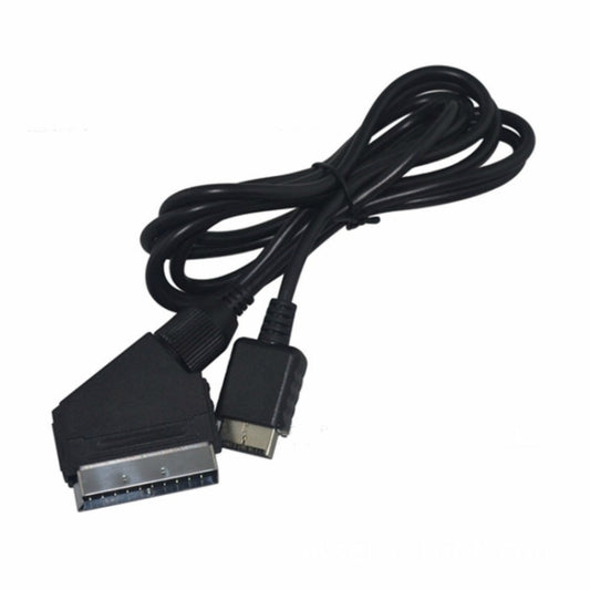 1.8m For Sony PS2/PS3 RGB SCART Cable TV AV Lead Replacement Connection Cable For PAL/NTSC Consoles - Adapter & Cables by PMC Jewellery | Online Shopping South Africa | PMC Jewellery