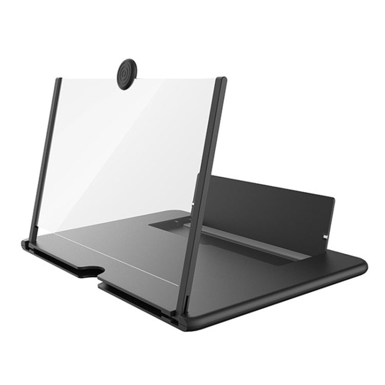 12 inch Pull-out Typed Ultra-clear 3D Mobile Phone Screen Stretching Bracket Amplifier(Black) - Screen Magnifier by PMC TechLife | Online Shopping South Africa | PMC TechLife