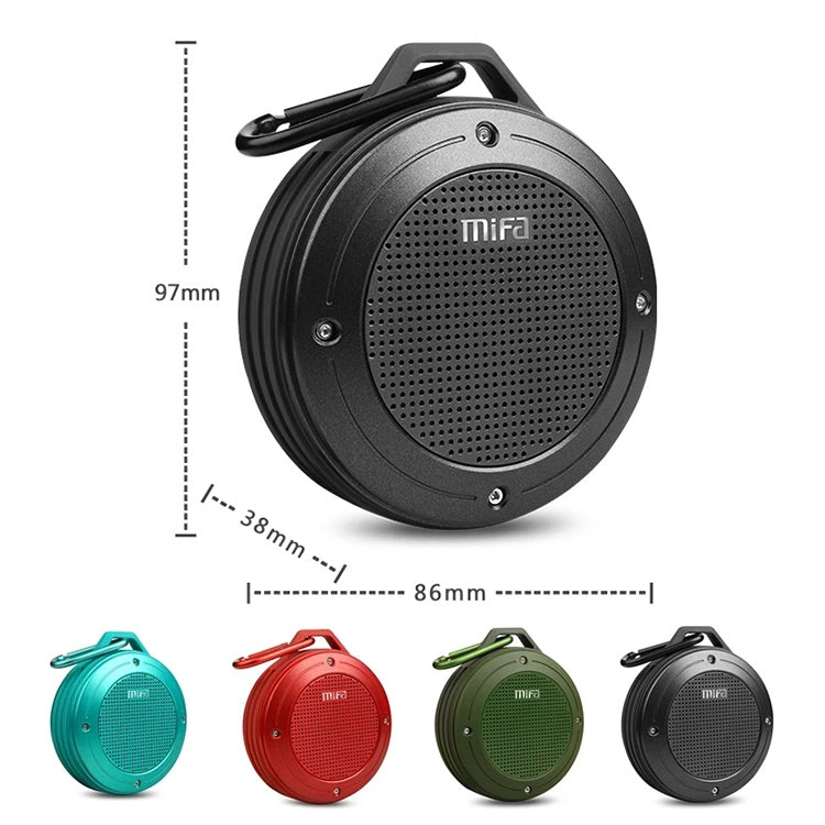 mifa IXP6 Waterproof Mini Portable Bass Wireless Bluetooth Speaker Built-in Mic(red) - Mini Speaker by mifa | Online Shopping South Africa | PMC Jewellery