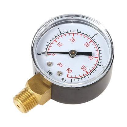 Stainless Steel Shockproof Pool Filter Hydraulic Pressure Gauge - Measuring Tools by PMC Jewellery | Online Shopping South Africa | PMC Jewellery