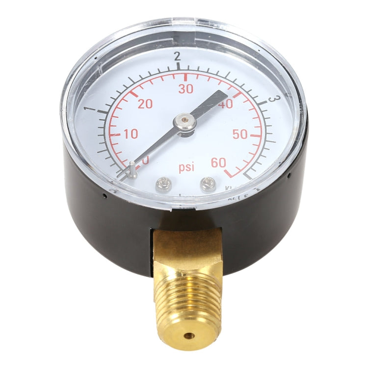 Stainless Steel Shockproof Pool Filter Hydraulic Pressure Gauge - Measuring Tools by PMC Jewellery | Online Shopping South Africa | PMC Jewellery