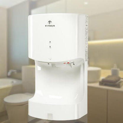 MODUN High Speed Fully Automatic Induction Intelligence Hand Dryer Hot and Cold Hand Dryer for Toilet, size:250*165*470MM(white) - Dryers & Accessories by MODUN | Online Shopping South Africa | PMC Jewellery