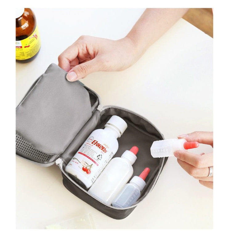 Cute Heart Mini Medicine Bag First Aid Emergency Kits Organizer Outdoor Household Pill Bag, Size: 13x10x4cm(Pink) - Pill Boxes by PMC Jewellery | Online Shopping South Africa | PMC Jewellery