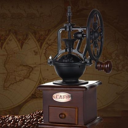 Manual Coffee Grinder Antique Cast Iron Hand Crank Coffee Machine - Coffee Tools by PMC Jewellery | Online Shopping South Africa | PMC Jewellery