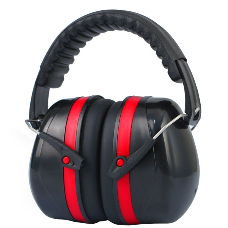 Soundproof Earmuffs Noise-Proof Sleep Earmuffs Industrial Protective Earmuffs Ear Caps(Red Black) - Earmuff & Pad by PMC Jewellery | Online Shopping South Africa | PMC Jewellery