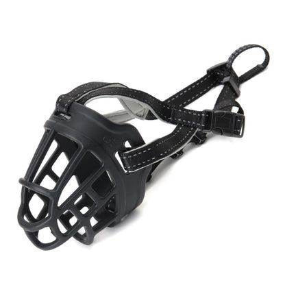 Mesh Breathable Silicone Anti-bite and Anti-call Pet Muzzle, Specification: Number 1(Black) - Mouth Cover by PMC Jewellery | Online Shopping South Africa | PMC Jewellery