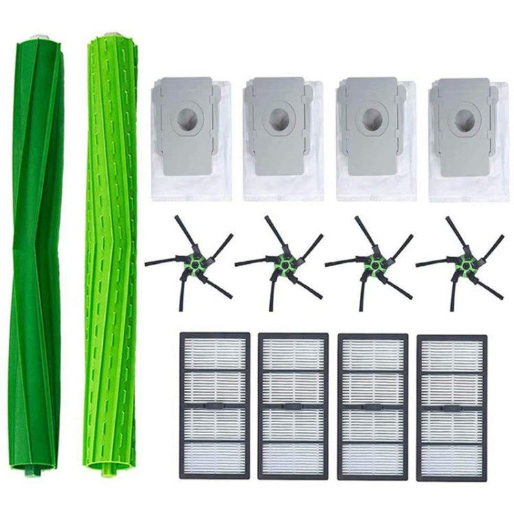 Robot Sweeping Brush + Hippa + Side Brush + Dust Bag Set For IROBOT ROOMBA S9 S9+(14 PCS/Set) - Other Accessories by PMC TechLife | Online Shopping South Africa | PMC TechLife