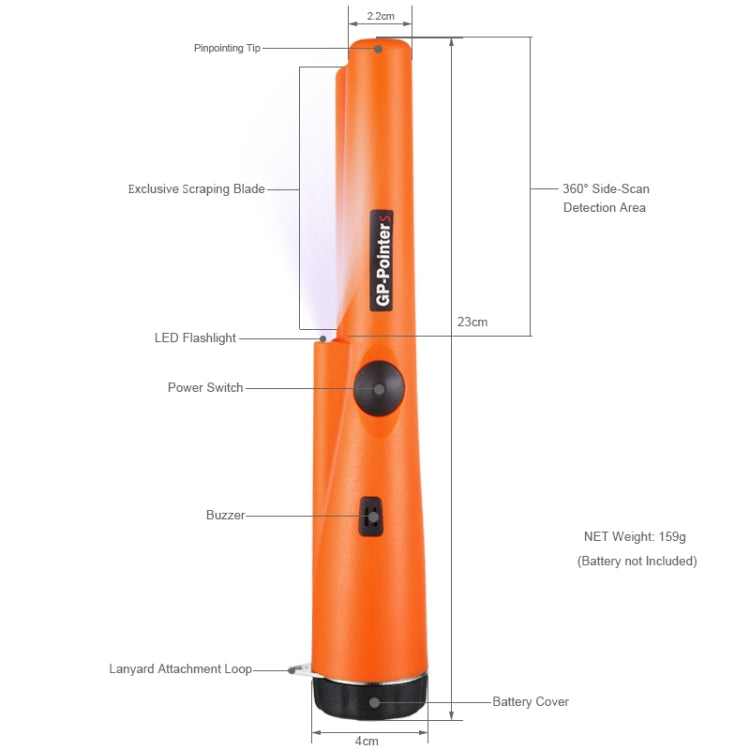 Goint S Metal Detector Gold Detector Pointer Pinpointing(Green) Random Package Delivery - Metal Detector by Goint | Online Shopping South Africa | PMC TechLife | Buy Now Pay Later Mobicred