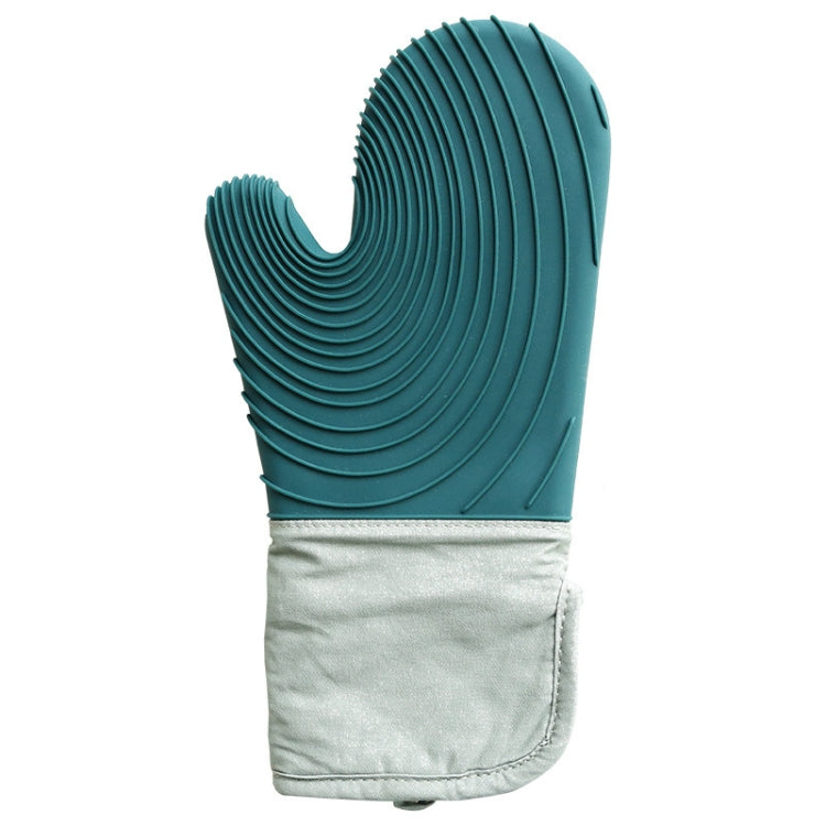 Thickened Silicone Gloves Household Microwave Oven Anti-Scald Insulation Glove(Lake Blue) - Insulation by PMC Jewellery | Online Shopping South Africa | PMC Jewellery