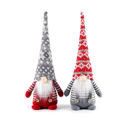 Christmas Decorations Faceless Elderly Dolls Forest Elderly Dolls Christmas Ornaments(Red Hat) - Dolls by PMC Jewellery | Online Shopping South Africa | PMC Jewellery