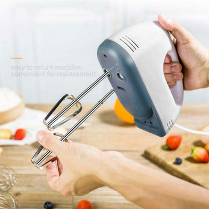 Whisk Electric Household Mini Whisk Baking Small Whipped Cream Machine, Specification:EU Plug+4 Stirring Rods - Stirrer & Squeezer by PMC Jewellery | Online Shopping South Africa | PMC Jewellery