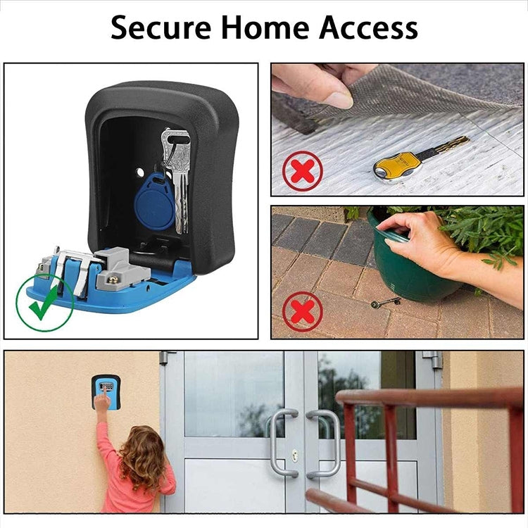 HG2 Arc Wall Mounted Password Key Box(Gray) - Safety Box by PMC TechLife | Online Shopping South Africa | PMC TechLife
