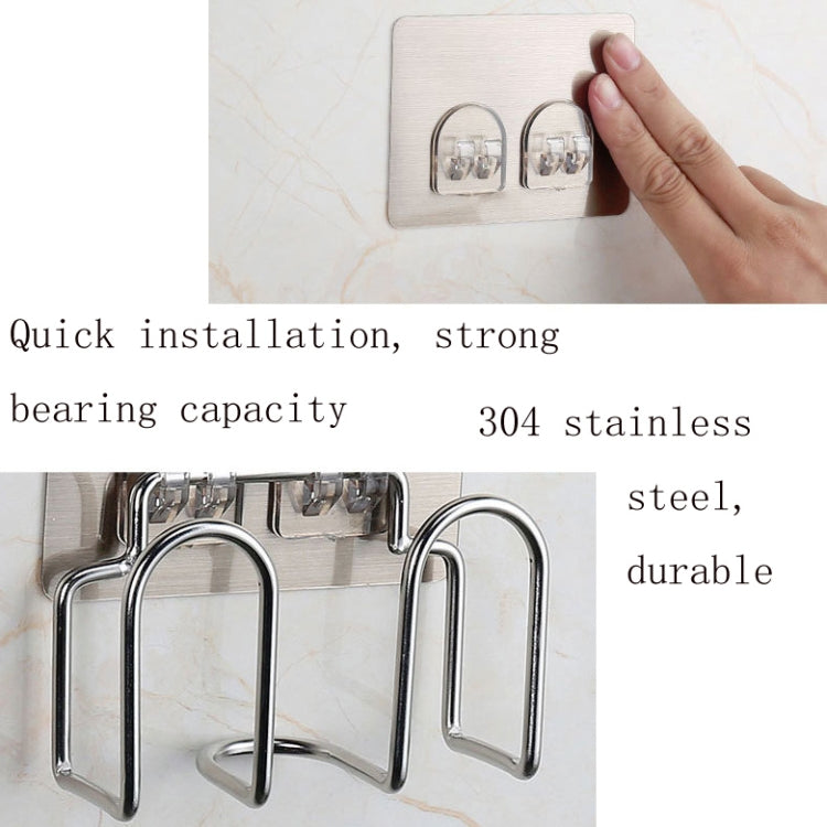 Stainless Steel Shelf Free Punching Multifunctional Powerful Suction Cup Hook Sponge Drain Rack - Shelf by PMC Jewellery | Online Shopping South Africa | PMC Jewellery