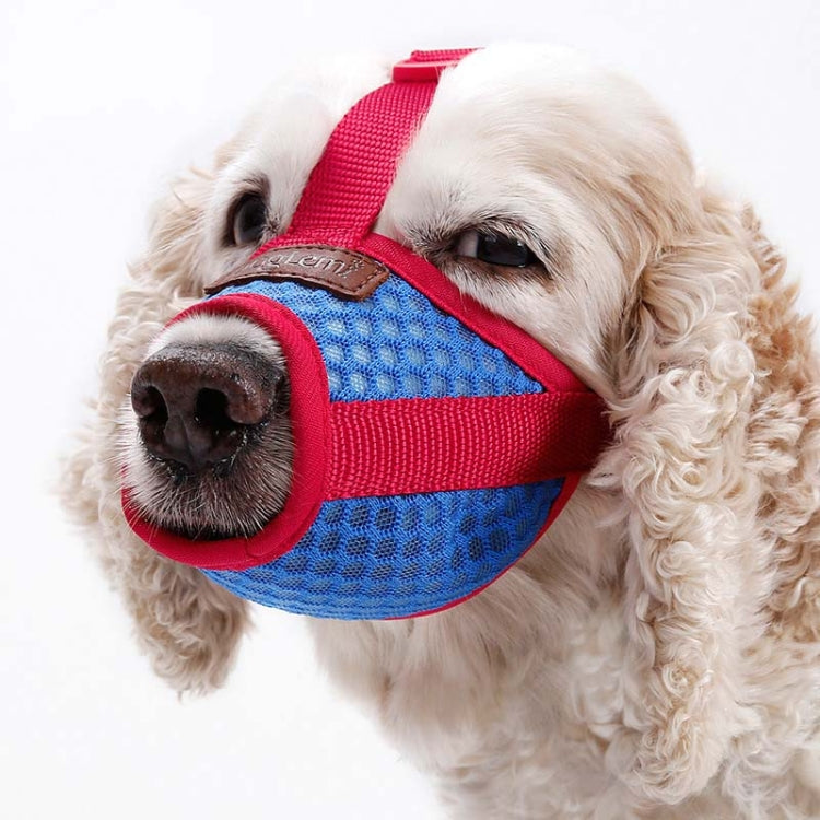 Doglemi Dog Muzzle Pet Supplies Breathable Bark Stopper Muzzle Dog Mouth Cover, Specification: M(Red) - Mouth Cover by Doglemi | Online Shopping South Africa | PMC Jewellery