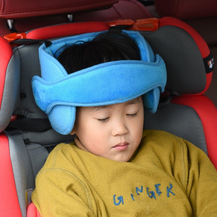 Child Car Seat Head Support Comfortable Safe Sleep Solution Pillows Neck Travel Stroller Soft Cushion (Dark Blue) - Seat Belts & Padding by PMC TechLife | Online Shopping South Africa | PMC TechLife