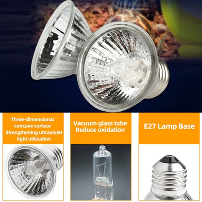 UVA+UVB Full Spectrum Solar Reptile Lamp Lizard Light Turtle Basking Lamp, Specification: 25W - Reptile Supplies by PMC Jewellery | Online Shopping South Africa | PMC Jewellery