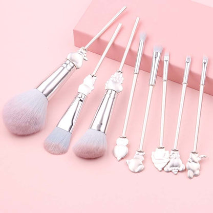 Christmas Makeup Brush Gift Elk Beginner Set Beauty Tool Set, Specification:8 PCS Single Side - Makeup Brushes by PMC Jewellery | Online Shopping South Africa | PMC Jewellery