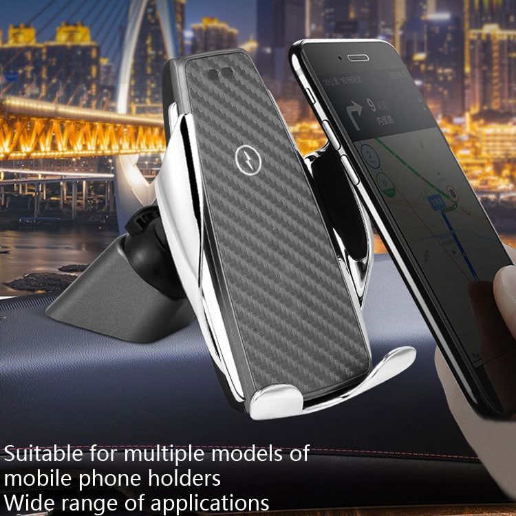 5 PCS Car Phone Holder Base Universal Car Air Outlet Clip Bracket Base, Colour: Silver Reflective - Car Holders by PMC TechLife | Online Shopping South Africa | PMC TechLife
