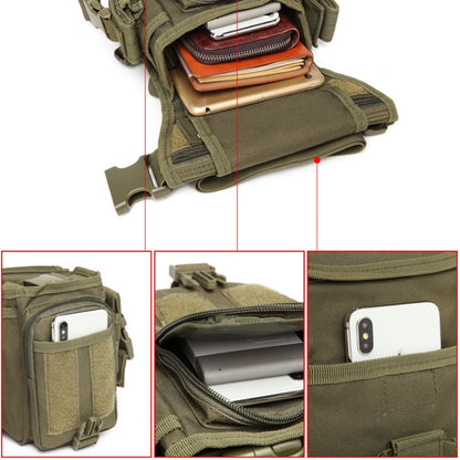 B05 Wild Fishing Portable Waist Bag Outdoor Sports Multifunctional Leg Bag(Army Green) - Waist Bags by PMC Jewellery | Online Shopping South Africa | PMC Jewellery