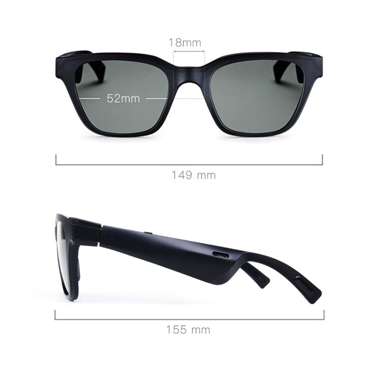 F002 Binaural Mini Smart Call Waterproof Bluetooth Glasses Earphone(Black Sunglasses) - Bluetooth Earphone by PMC Jewellery | Online Shopping South Africa | PMC Jewellery