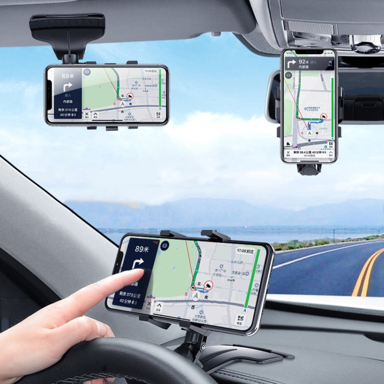 Car Mobile Phone Holder Car Dashboard Rearview Mirror Navigation Bracket With Stop Sign - free shipping - PMC TechLife - Order now!
