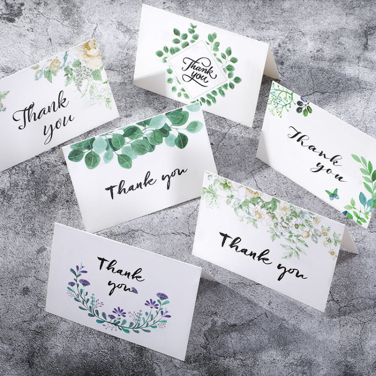 6pcs / Set Thank You Card Creative Half-Fold Greeting Card with Envelope - Envelopes by PMC TechLife | Online Shopping South Africa | PMC TechLife